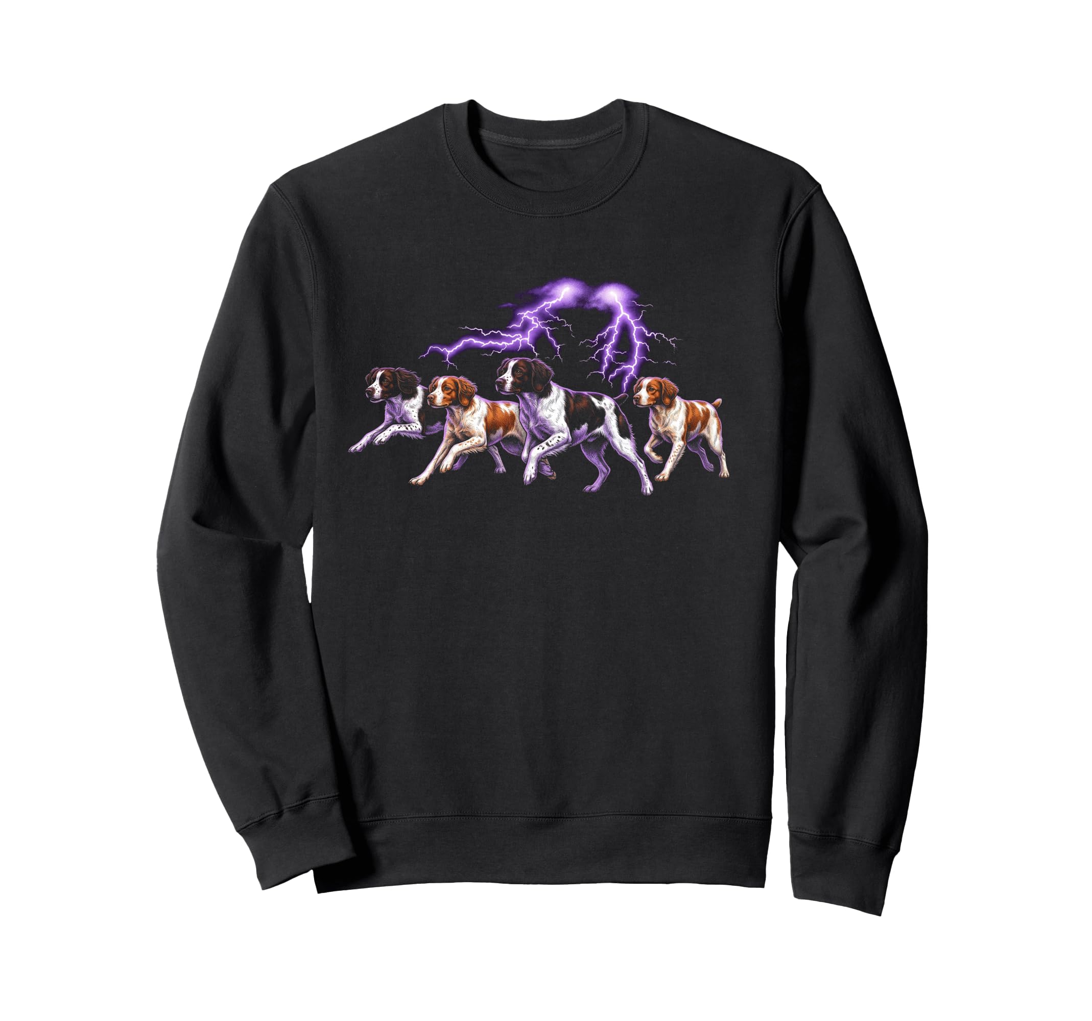 Brittany 90S Dog Lover 80S Brittany Owner Sweatshirt - Graphic Print Unisex - T-Shirt, Sweatshirt, Hoodie
