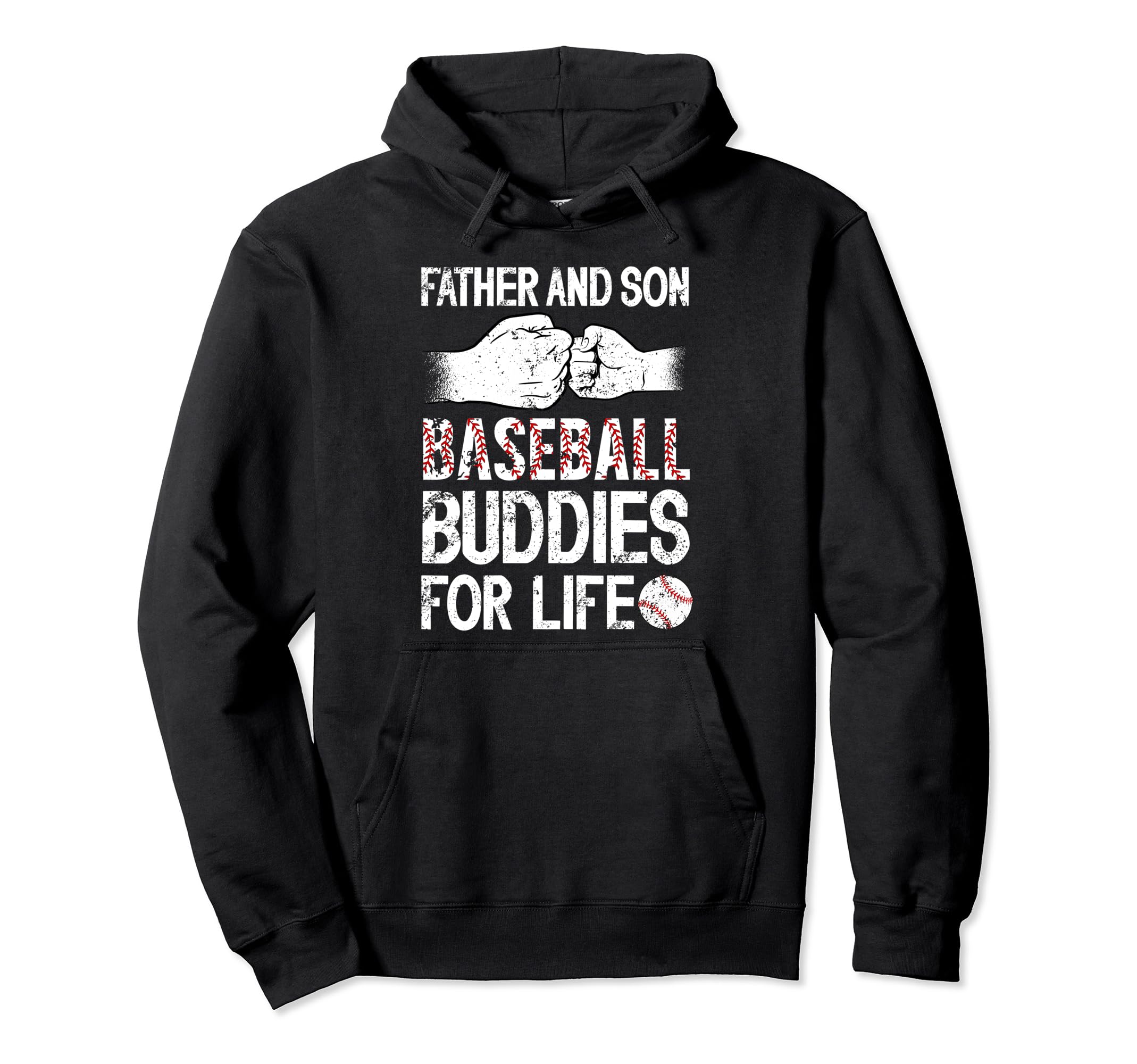 Baseball Buddies Baseball Dad Baseball Hoodie - Unique Graphic for Adults - T-Shirt, Sweatshirt, Hoodie