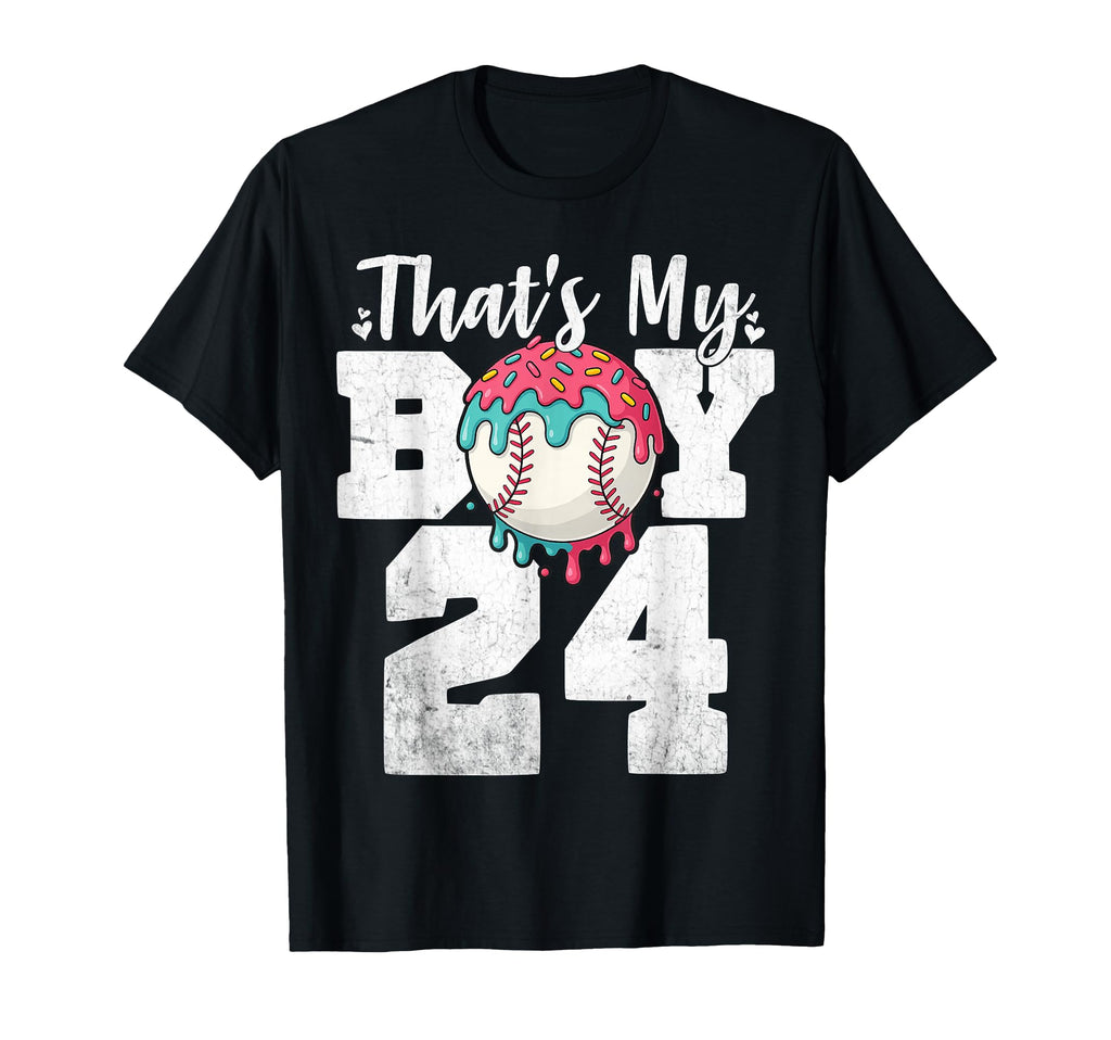 Thats My Baseball 24 Number Mom Dad 24 T-Shirt - Minimalist Print Unisex - T-Shirt, Sweatshirt, Hoodie
