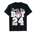 Thats My Baseball 24 Number Mom Dad 24 T-Shirt - Minimalist Print Unisex - T-Shirt, Sweatshirt, Hoodie