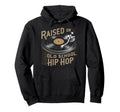 Raised Old School Hip Hop Cassette Hoodie - Unique Graphic for Adults - T-Shirt, Sweatshirt, Hoodie