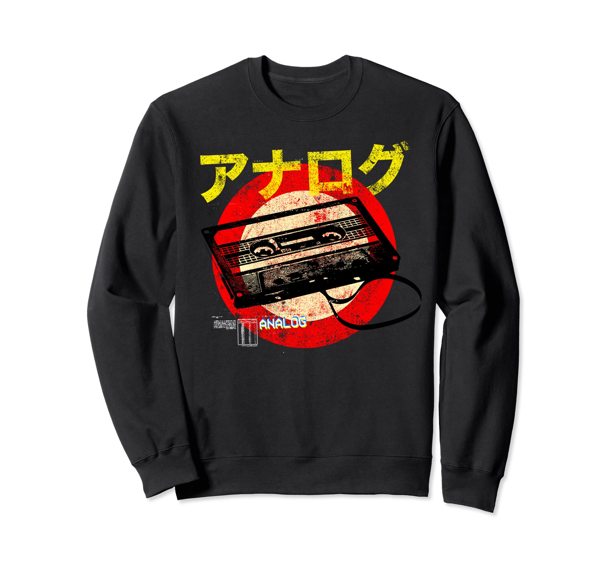 80S Japanese Vaporwave Analog Tape Sweatshirt - Novelty Apparel Men Women - T-Shirt, Sweatshirt, Hoodie