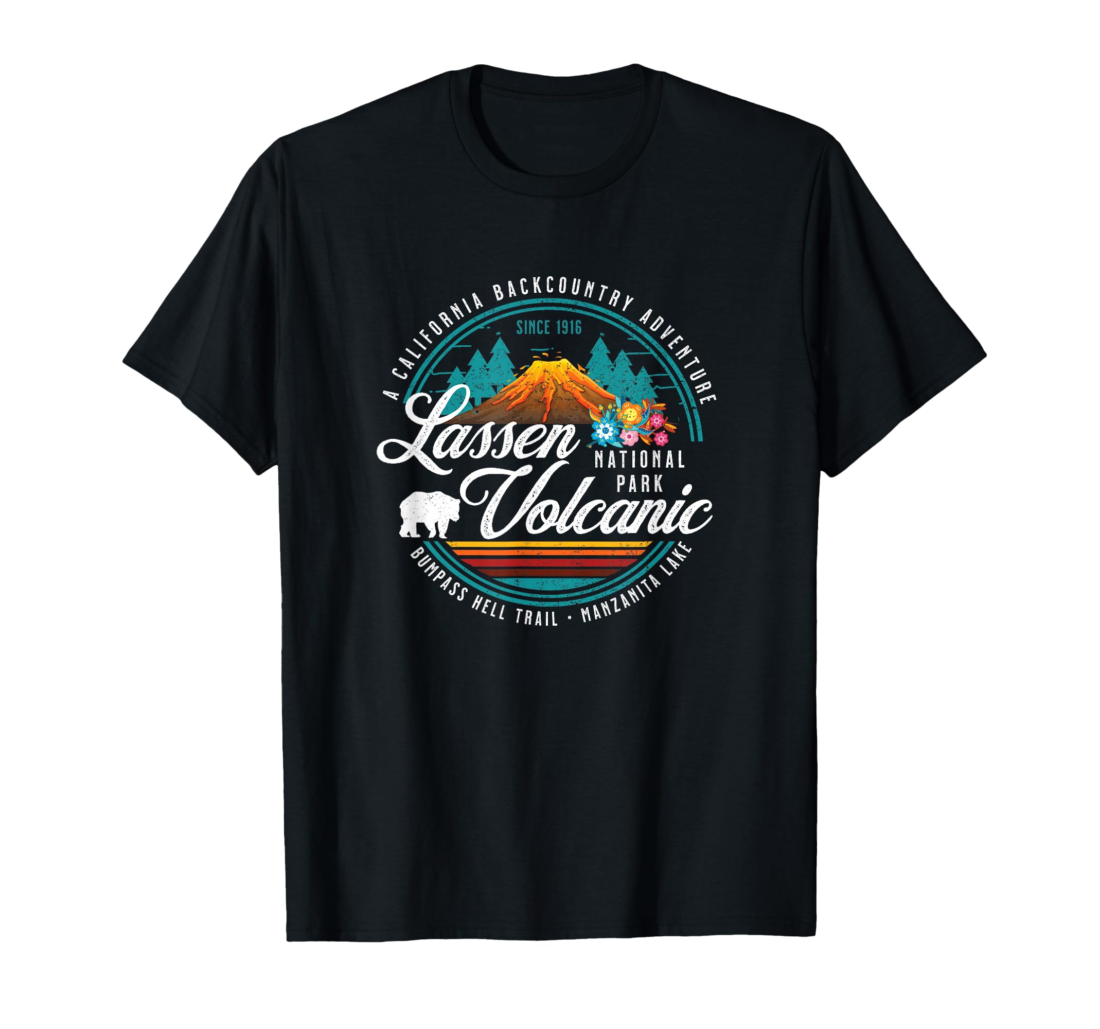 Lassen Volcanic National Park T-Shirt - Fun Novelty Design Men Women - T-Shirt, Sweatshirt, Hoodie