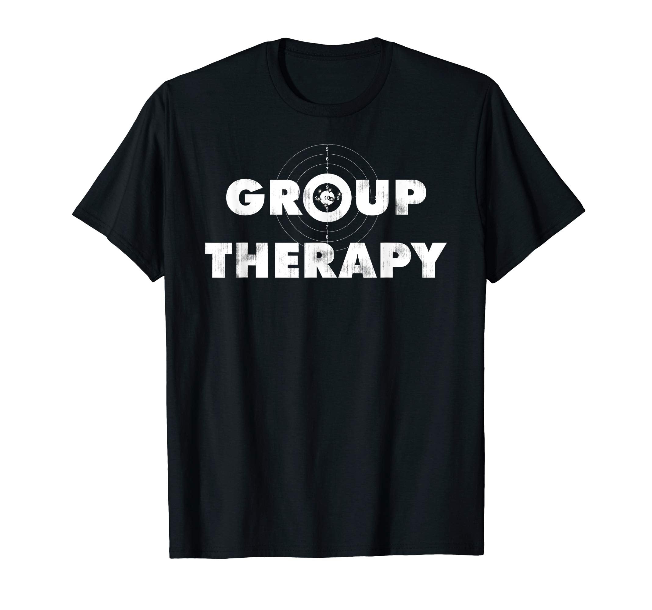 Gun Range Group Therapy Target T-Shirt - Trendy Graphic for Adults - T-Shirt, Sweatshirt, Hoodie