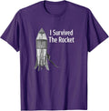 I Survived The Rocket Quote - Adult & Kids T-Shirts, Sweatshirts & Hoodies apparel design preview 1
