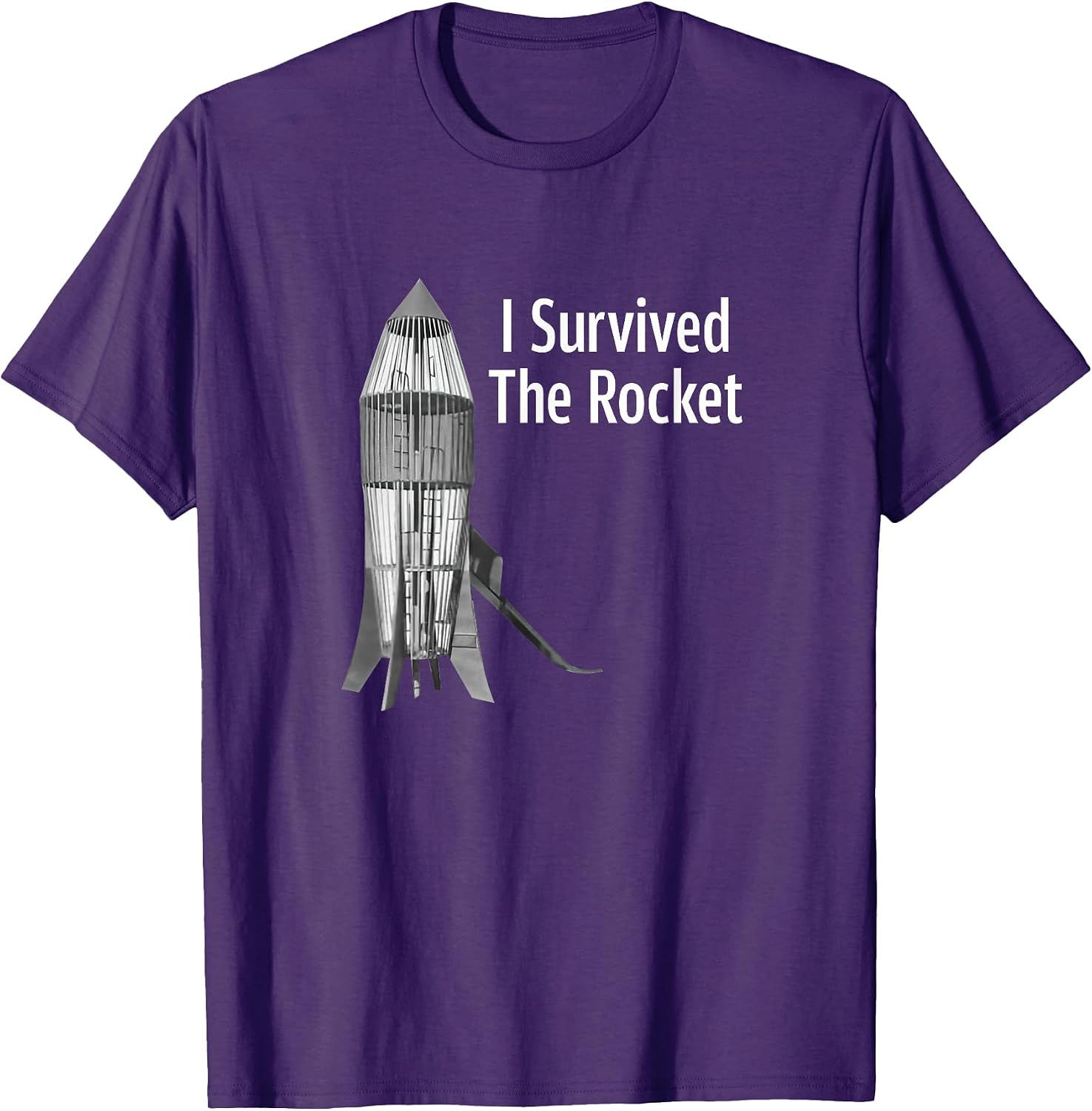 I Survived The Rocket Quote - Adult & Kids T-Shirts, Sweatshirts & Hoodies apparel design preview 1