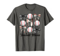 Baseball Mama Coquette Bow Baseball Mom T-Shirt - Trendy Graphic for Adults - T-Shirt, Sweatshirt, Hoodie