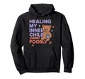 Hot Anxiety Glam Therapy Overthinking Hoodie - Trendy Graphic Unisex - T-Shirt, Sweatshirt, Hoodie