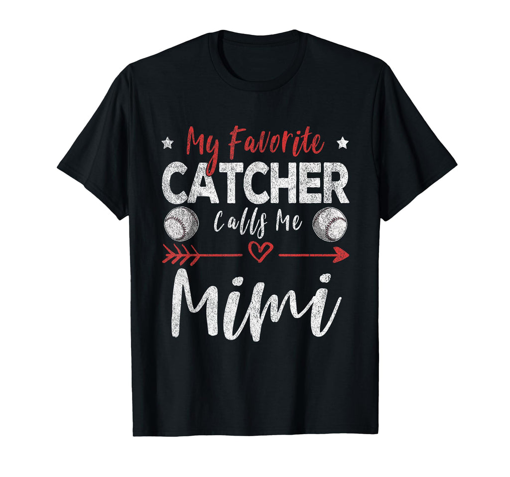 My Favorite Catcher Calls Me Mimi T-Shirt - Fun Novelty Design for Adults - T-Shirt, Sweatshirt, Hoodie