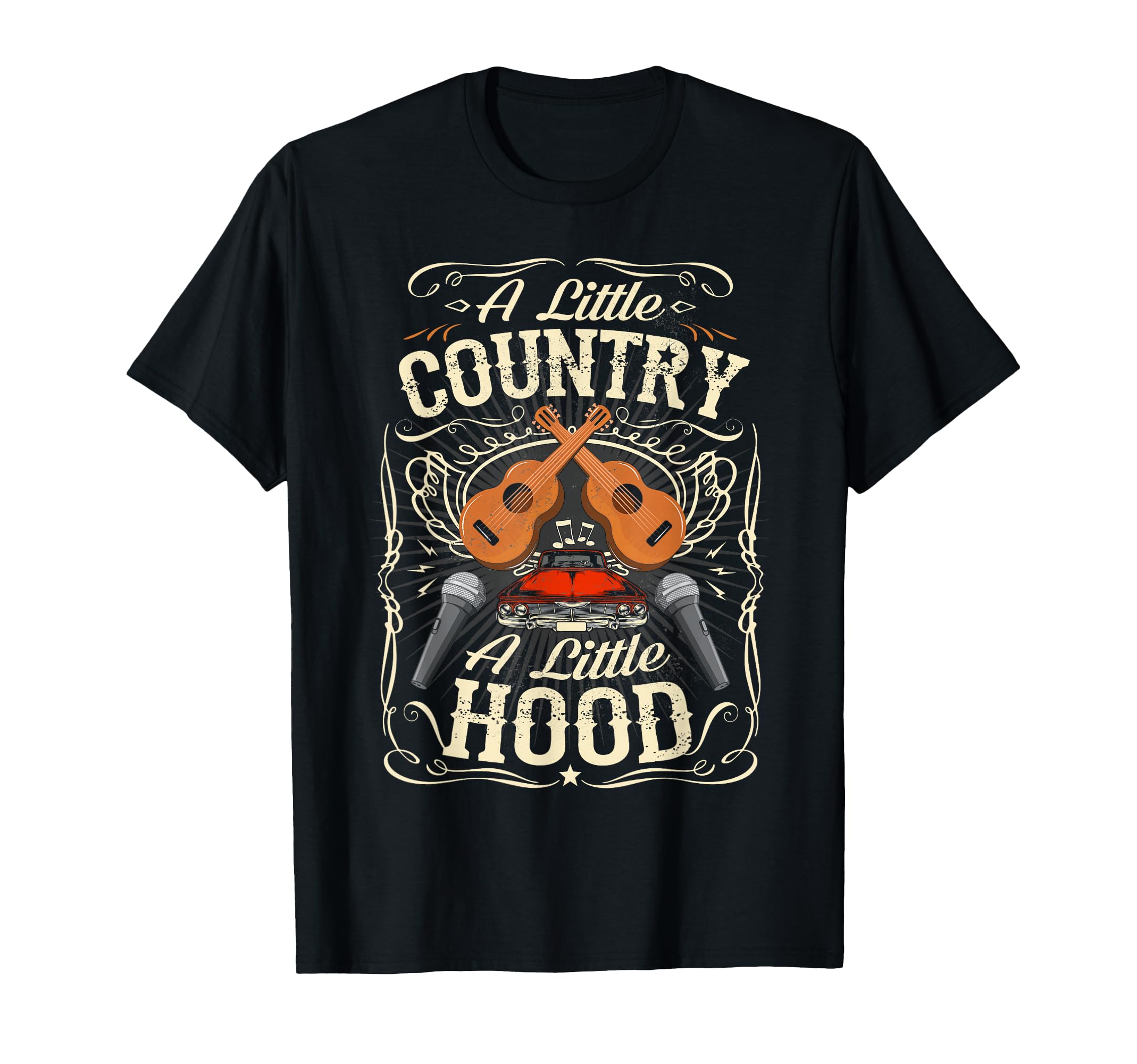 Little Country Little Hood Western T-Shirt - Minimalist Print for Adults - T-Shirt, Sweatshirt, Hoodie