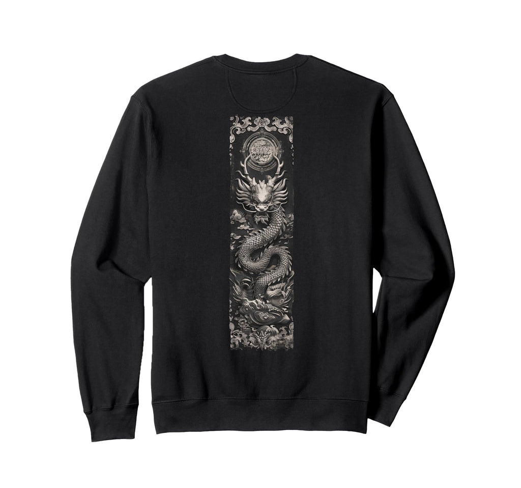 Aesthetic Back Dragon Y2K Streetwear Sweatshirt - Novelty Apparel Men Women - T-Shirt, Sweatshirt, Hoodie