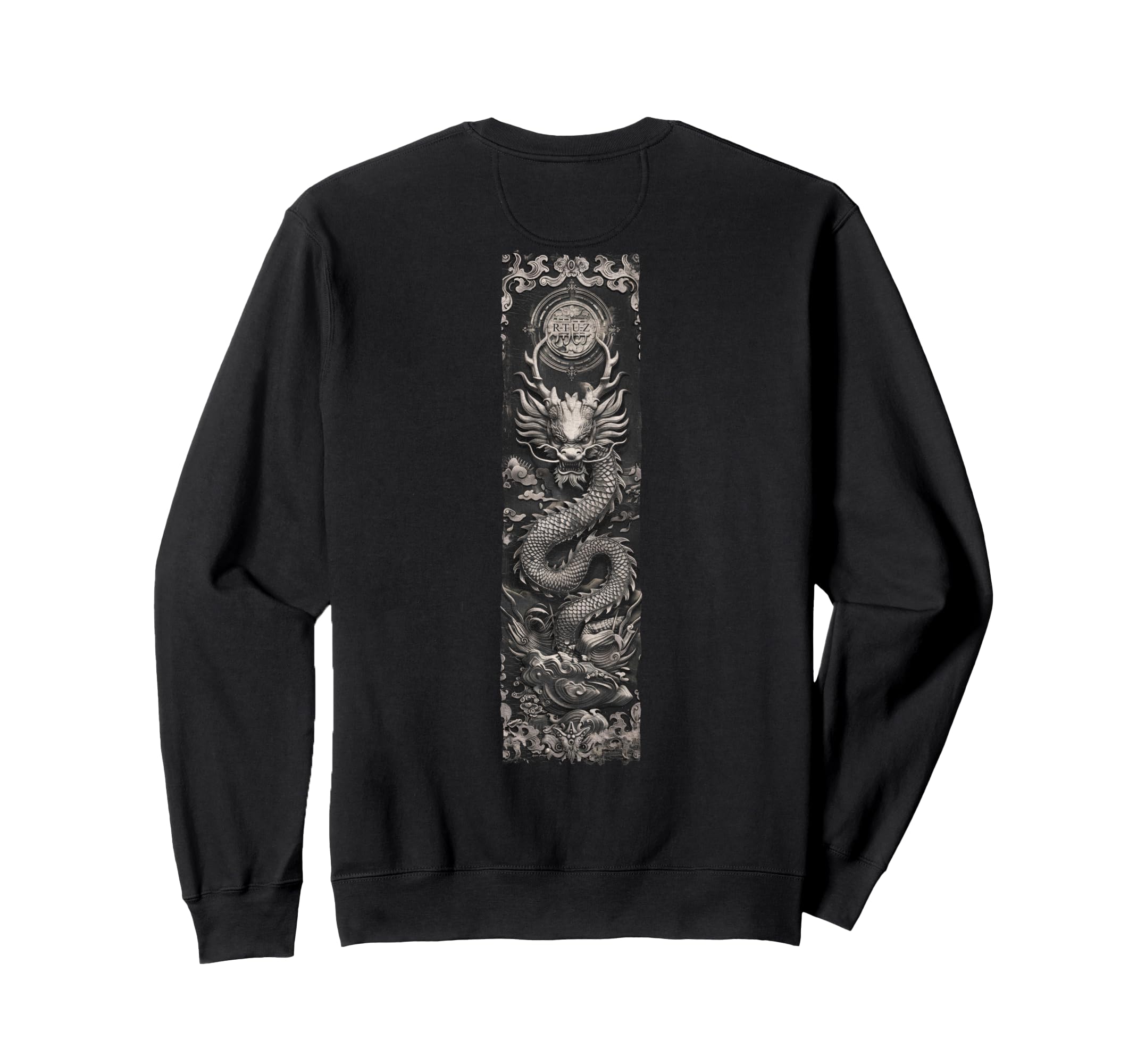 Aesthetic Back Dragon Y2K Streetwear Sweatshirt - Novelty Apparel Men Women - T-Shirt, Sweatshirt, Hoodie