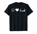 Peace Love Books Teach Educate Freedom T-Shirt - Custom Art Print Unisex - T-Shirt, Sweatshirt, Hoodie