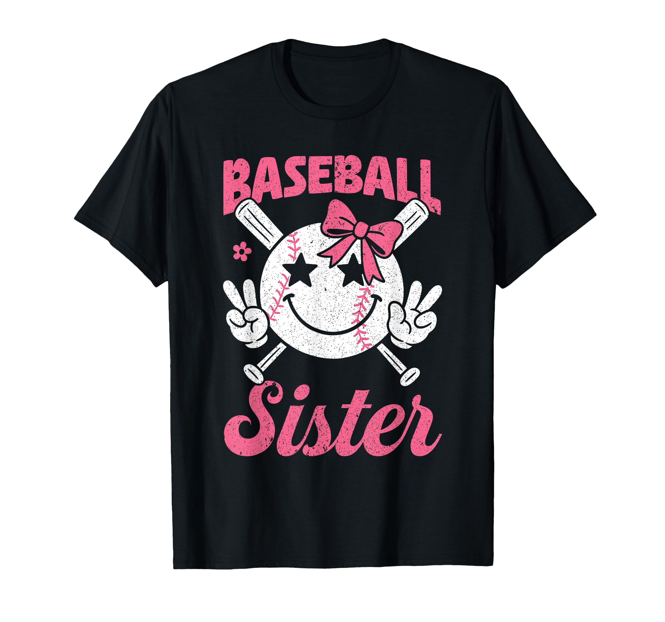 Baseball Sister Coquette Bow Biggest T-Shirt - Trendy Graphic for Adults - T-Shirt, Sweatshirt, Hoodie
