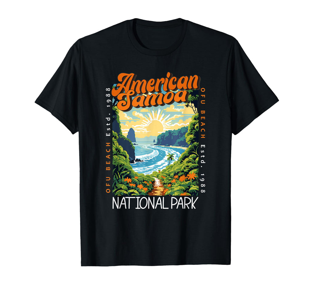 American Samoa National Park Distressed T-Shirt - Unique Graphic Unisex - T-Shirt, Sweatshirt, Hoodie
