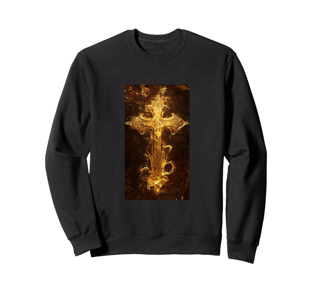 Gothic Cross Grunge Aesthetic Y2K Sweatshirt - Aesthetic Graphic Men Women - T-Shirt, Sweatshirt, Hoodie