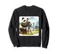 Panda Camera Photographer Capturing Sweatshirt - Unique Graphic for Adults - T-Shirt, Sweatshirt, Hoodie
