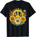 Groovy Daisy Peace Vibes - Adult & Kids T-Shirts, Sweatshirts & Hoodies apparel design preview 1