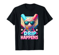 Drip Happens Baseball Ice Cream T-Shirt - Casual Everyday Wear for Adults - T-Shirt, Sweatshirt, Hoodie