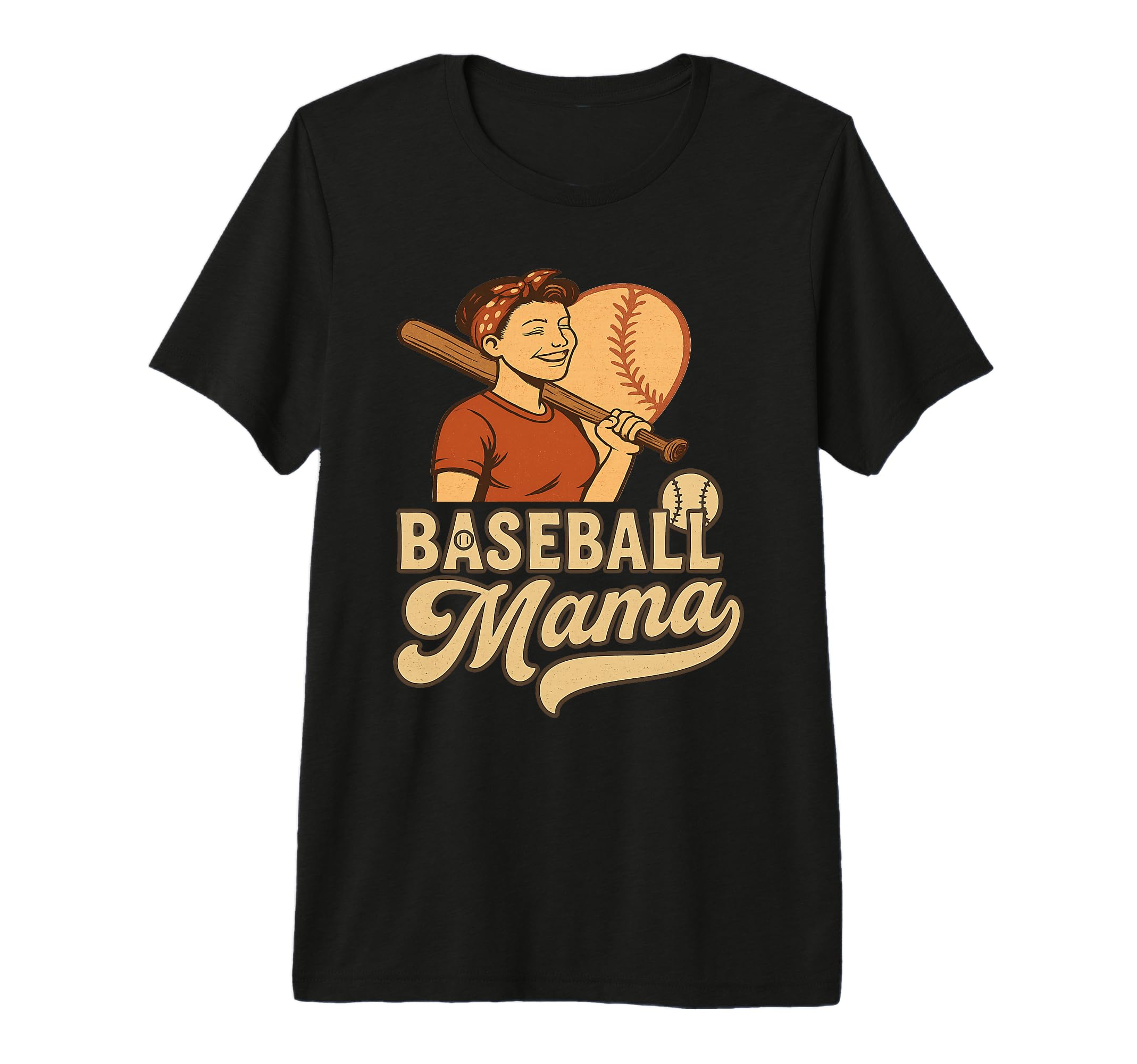 Baseball Mama Baseball Mom Tri Blend T-Shirt - Streetwear Style Men Women - T-Shirt, Sweatshirt, Hoodie