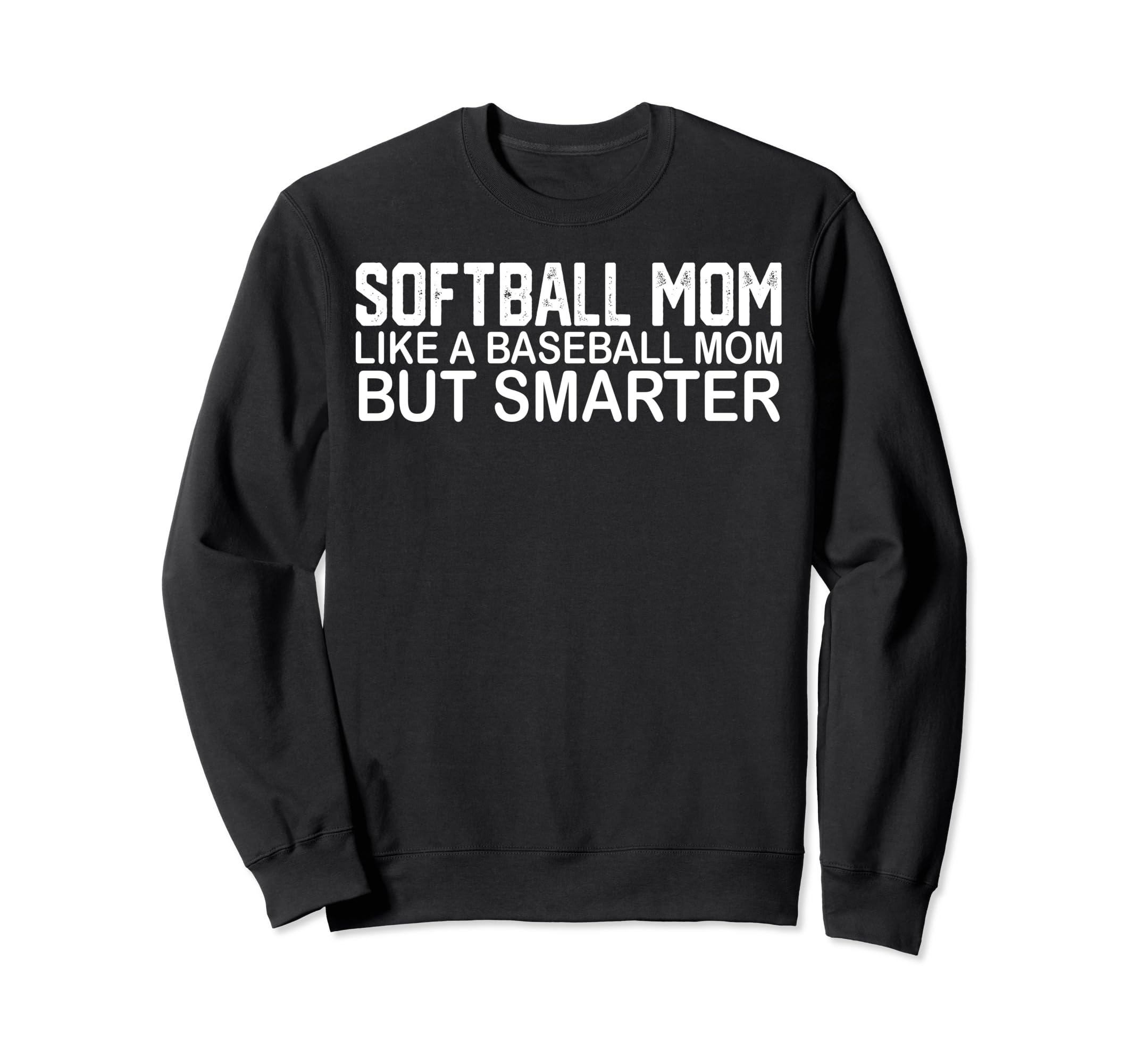 Funny Softball Mom Like Baseball Sweatshirt - Minimalist Print Men Women - T-Shirt, Sweatshirt, Hoodie