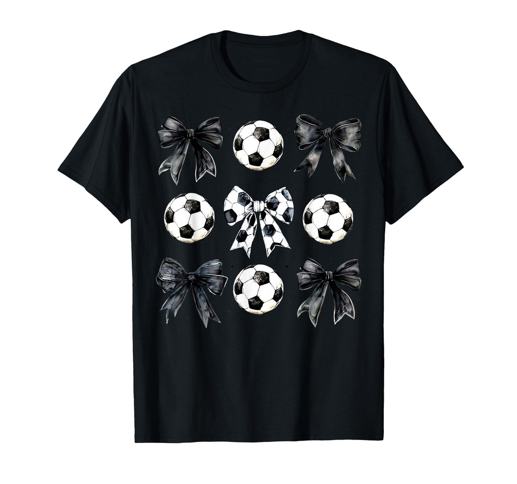 Soccer Bow Game Day Mama Soccer T-Shirt - Fun Novelty Design Unisex - T-Shirt, Sweatshirt, Hoodie