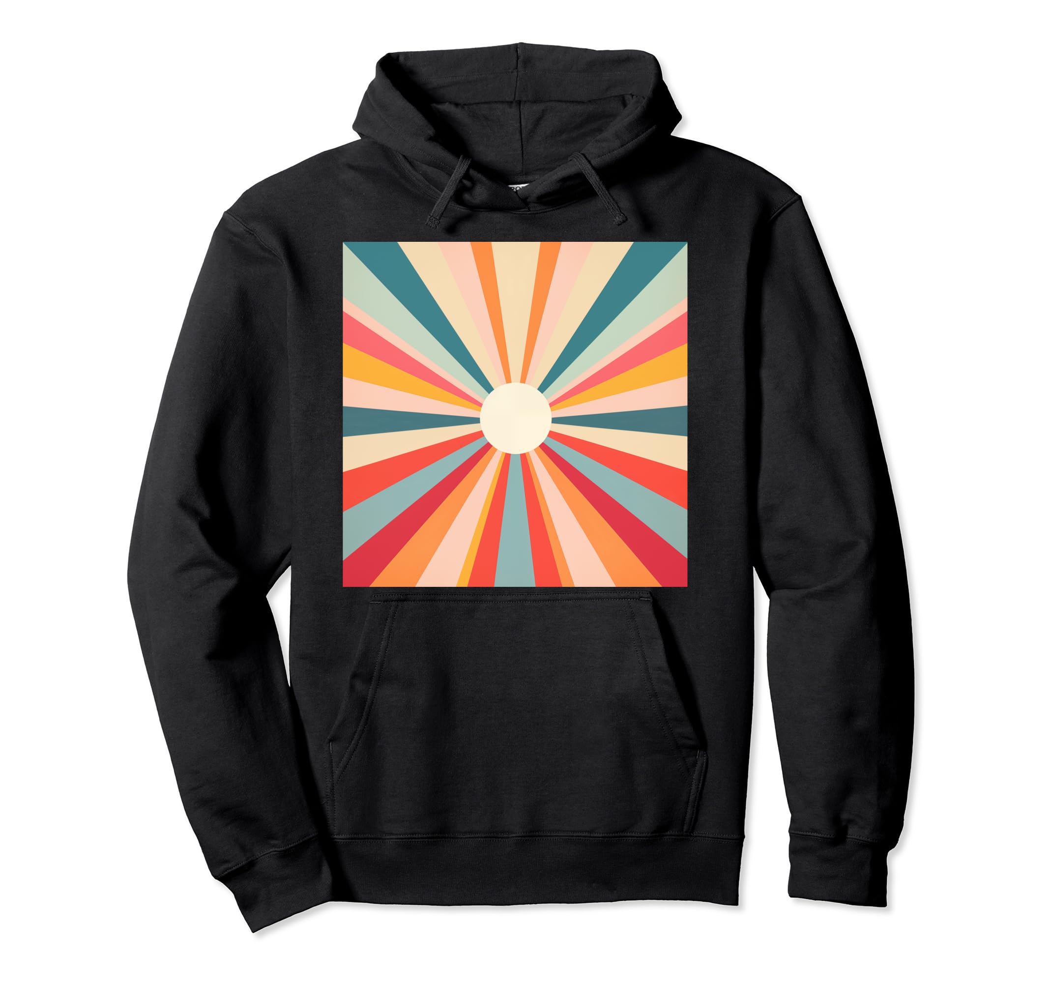 1970S Boho Sun Summer Beach Fun Hoodie - Fun Novelty Design Men Women - T-Shirt, Sweatshirt, Hoodie