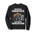 Music Fanatics Gear Evolution Vinyl Sweatshirt - Aesthetic Graphic Unisex - T-Shirt, Sweatshirt, Hoodie