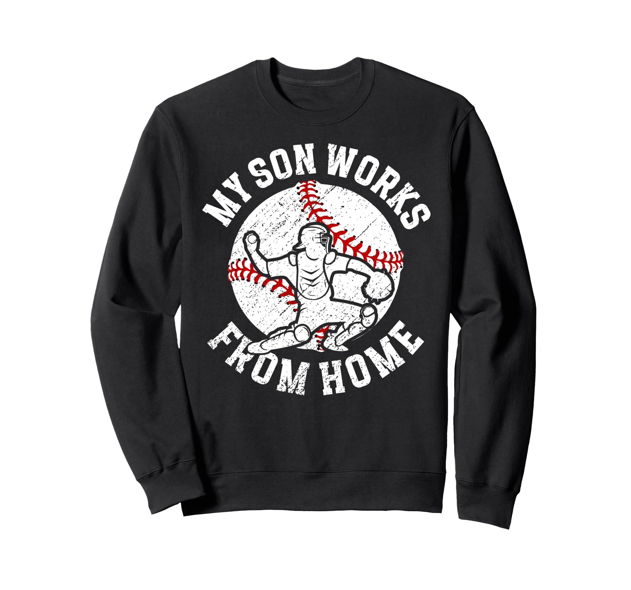 Baseball Catcher Mom Funny Baseball Sweatshirt - Trendy Graphic for Adults - T-Shirt, Sweatshirt, Hoodie