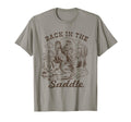 Back Saddle Western Rodeo Horse Riding T-Shirt - Unique Graphic Unisex - T-Shirt, Sweatshirt, Hoodie