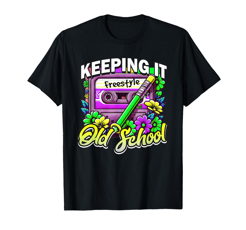 Nostalgic 80S And 90S Freestyle Cassette T-Shirt - Novelty Apparel Unisex - T-Shirt, Sweatshirt, Hoodie
