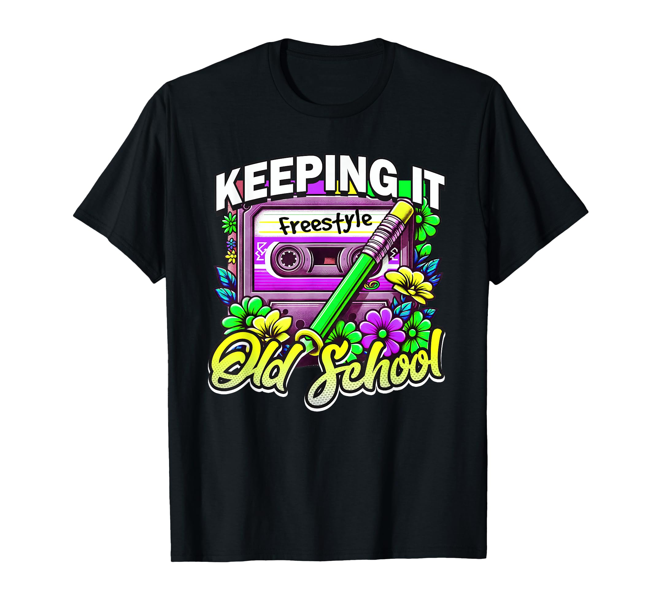 Nostalgic 80S And 90S Freestyle Cassette T-Shirt - Novelty Apparel Unisex - T-Shirt, Sweatshirt, Hoodie