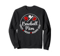 Crazy Proud Baseball Mom Baseball Sweatshirt - Unique Graphic Unisex - T-Shirt, Sweatshirt, Hoodie