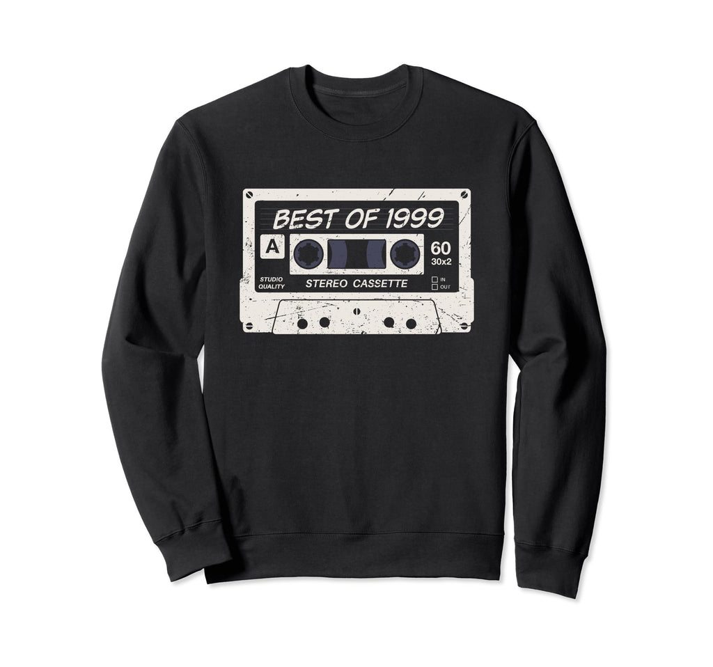 Mixtape Birthday Best 1999 Cassette Sweatshirt - Unique Graphic Men Women - T-Shirt, Sweatshirt, Hoodie