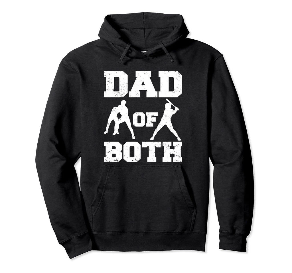 Dad Both Funny Wrestling Baseball Dad Hoodie - Trendy Graphic Unisex - T-Shirt, Sweatshirt, Hoodie
