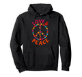 60S 70S Flower Power Groovy Love Hoodie - Aesthetic Graphic for Adults - T-Shirt, Sweatshirt, Hoodie