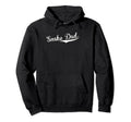 Snake Dad Baseball Fan Hoodie - Minimalist Print for Adults - T-Shirt, Sweatshirt, Hoodie