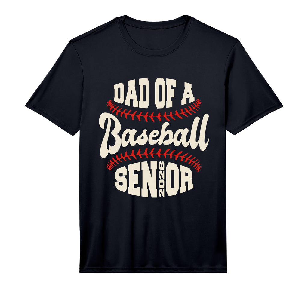 Mens Proud Dad Baseball Senior 2026 T-Shirt - Streetwear Style Unisex - T-Shirt, Sweatshirt, Hoodie