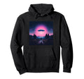 Alien Abduction Alien Vaporwave Ufo Hoodie - Minimalist Print Unisex - T-Shirt, Sweatshirt, Hoodie