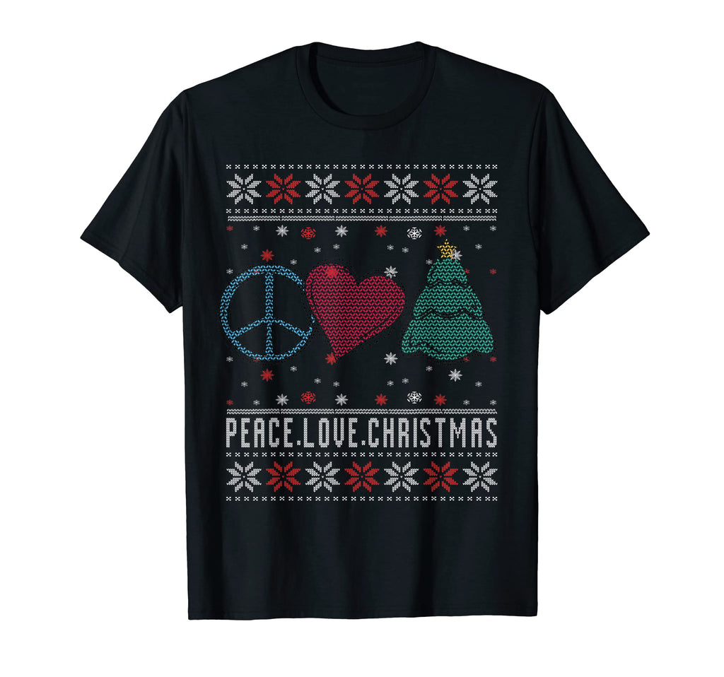Peace Love T-Shirt - Novelty Apparel Unisex - T-Shirt, Sweatshirt, Hoodie