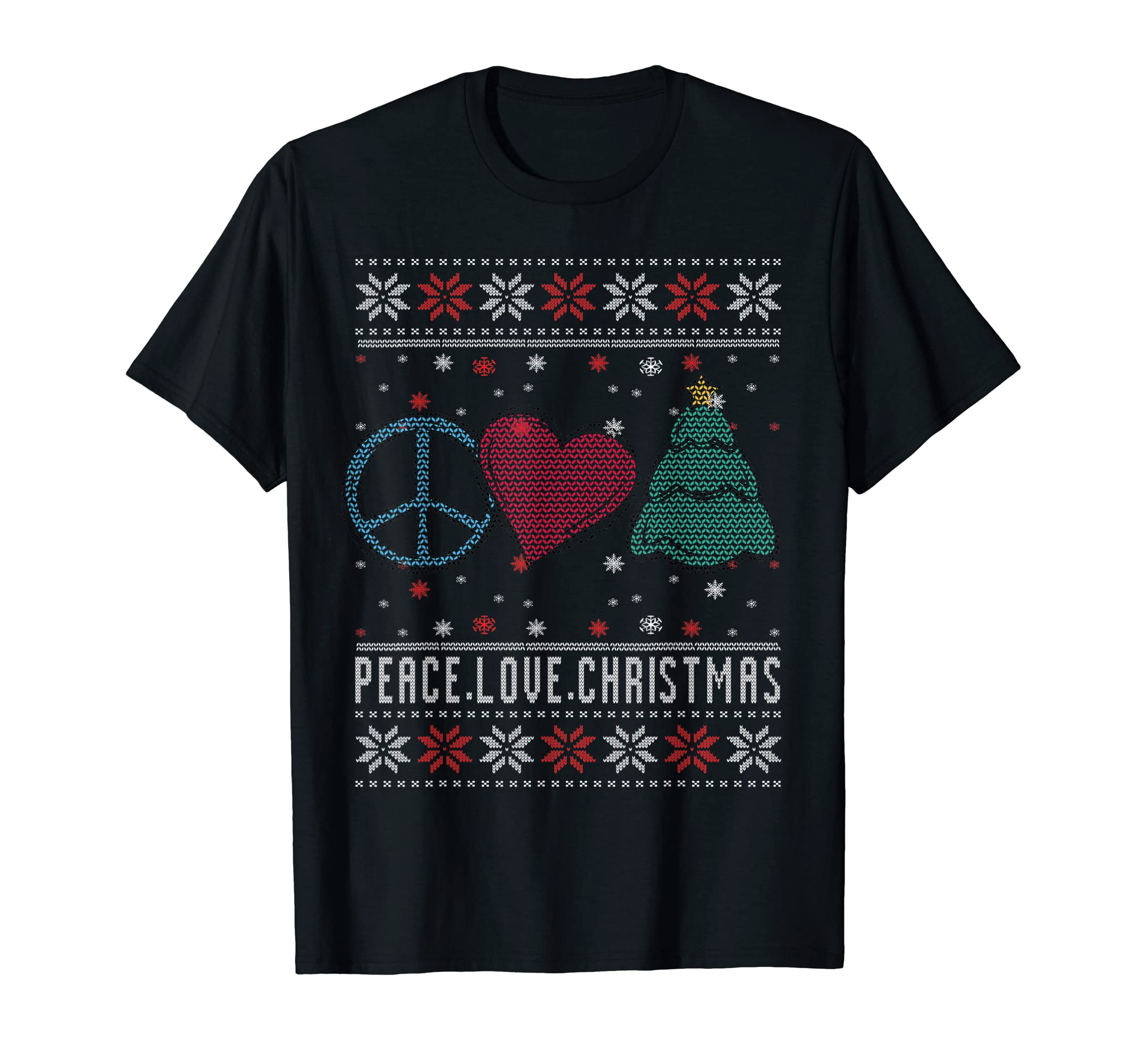 Peace Love T-Shirt - Novelty Apparel Unisex - T-Shirt, Sweatshirt, Hoodie