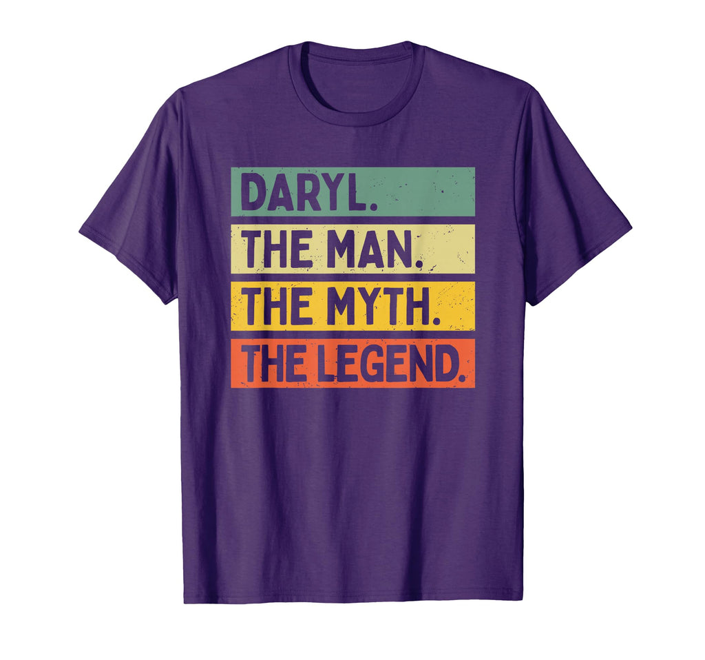Daryl Myth Legend Funny Personalized T-Shirt - Novelty Apparel Men Women - T-Shirt, Sweatshirt, Hoodie