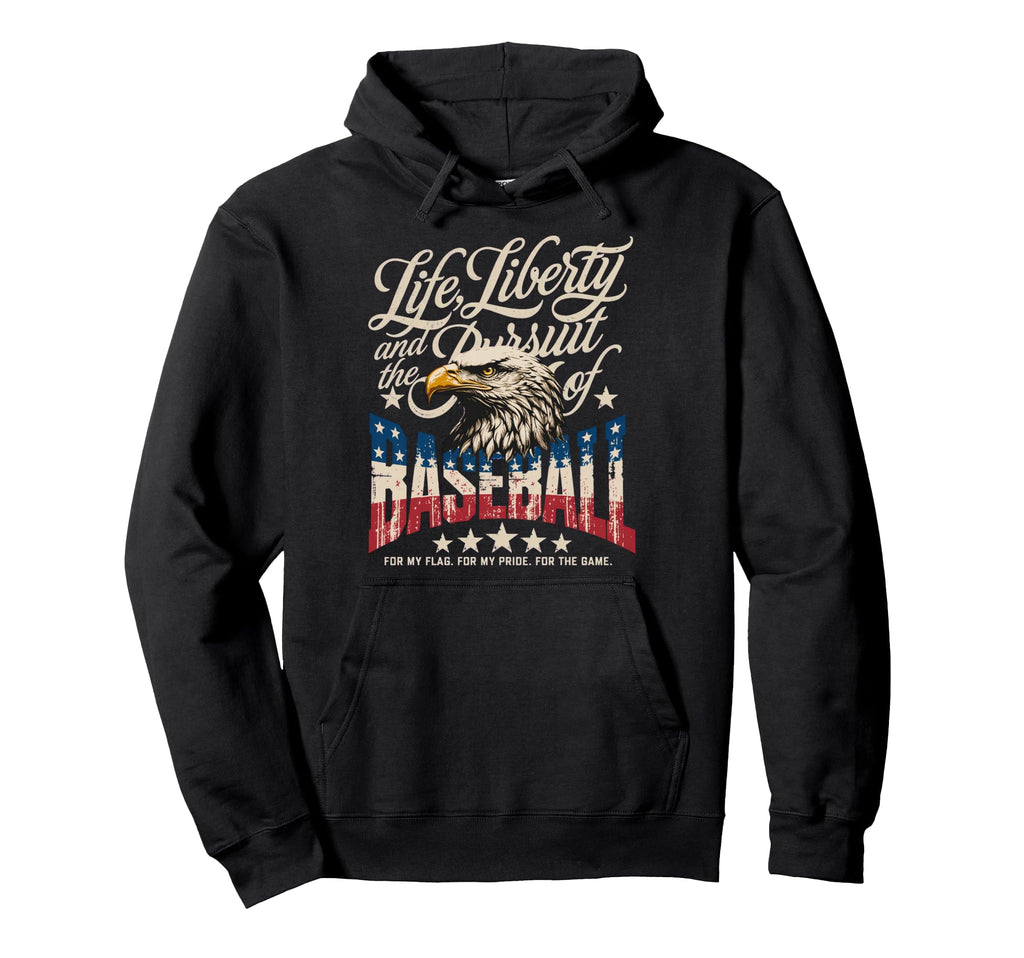 Proud Baseball Hoodie - Custom Art Print Men Women - T-Shirt, Sweatshirt, Hoodie