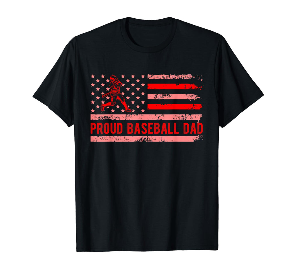 Proud Baseball Dad Family Team Coach T-Shirt - Trendy Graphic for Adults - T-Shirt, Sweatshirt, Hoodie