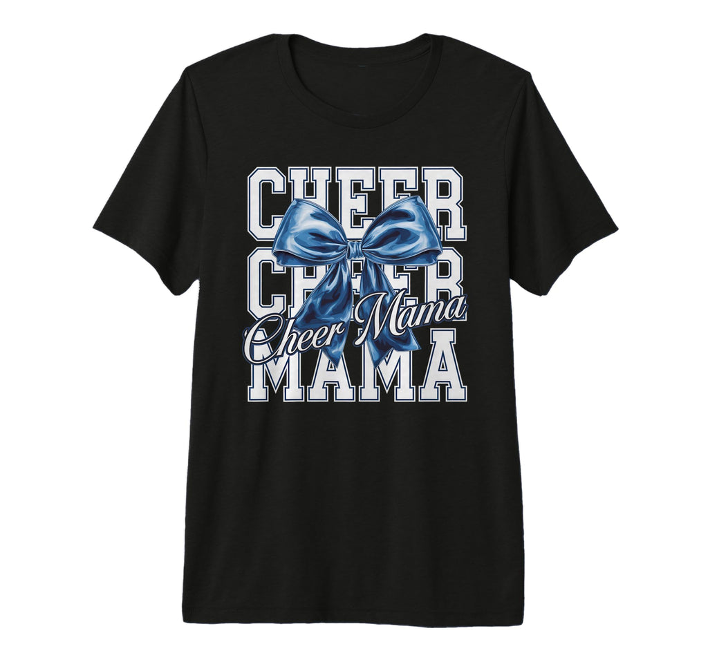 Cheer Mom Mother Bow Cheerleader Game T-Shirt - Trendy Graphic Men Women - T-Shirt, Sweatshirt, Hoodie