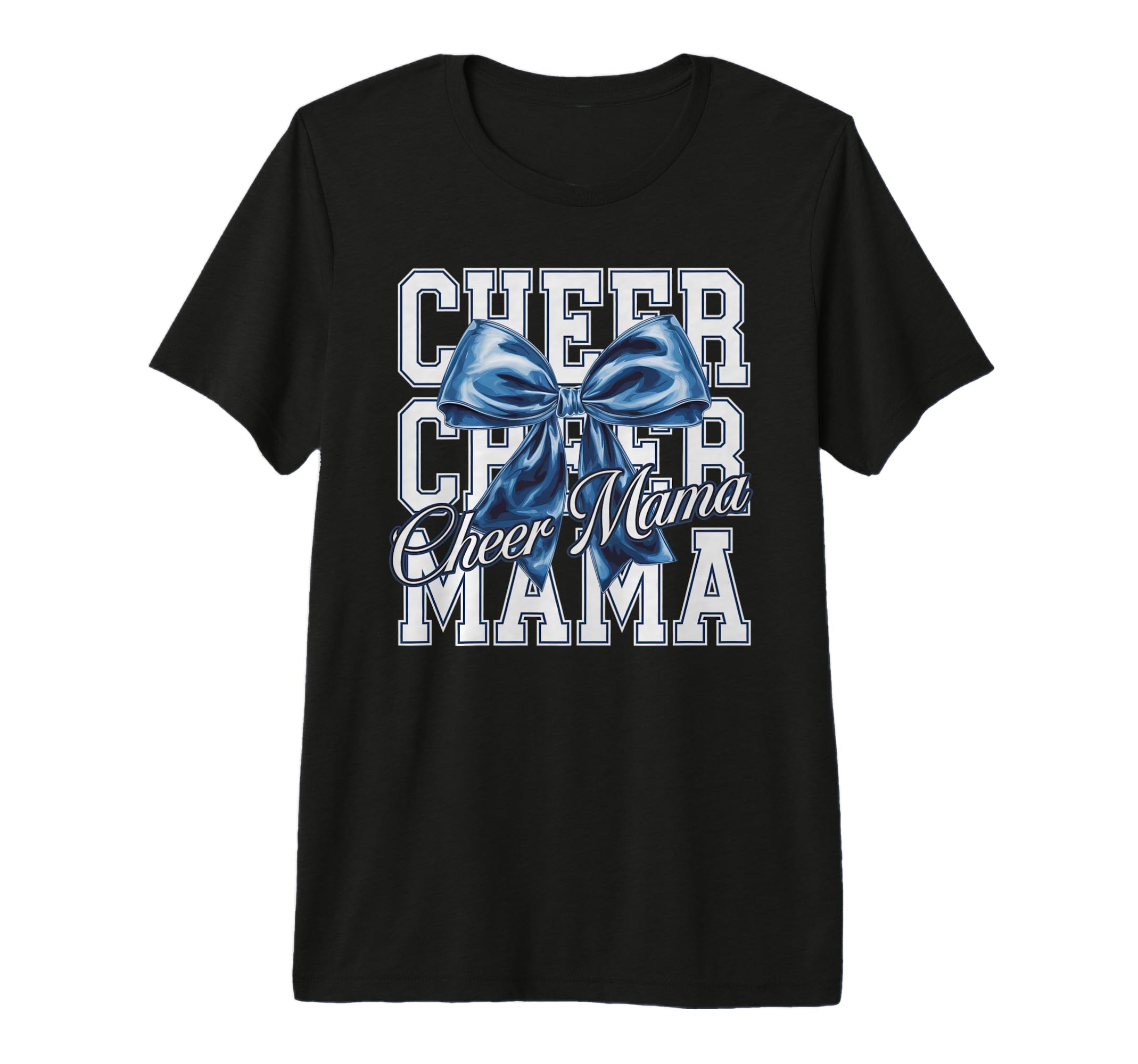 Cheer Mom Mother Bow Cheerleader Game T-Shirt - Trendy Graphic Men Women - T-Shirt, Sweatshirt, Hoodie