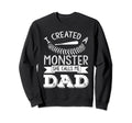 I Created Monster She Call Me Sweatshirt - Aesthetic Graphic for Adults - T-Shirt, Sweatshirt, Hoodie