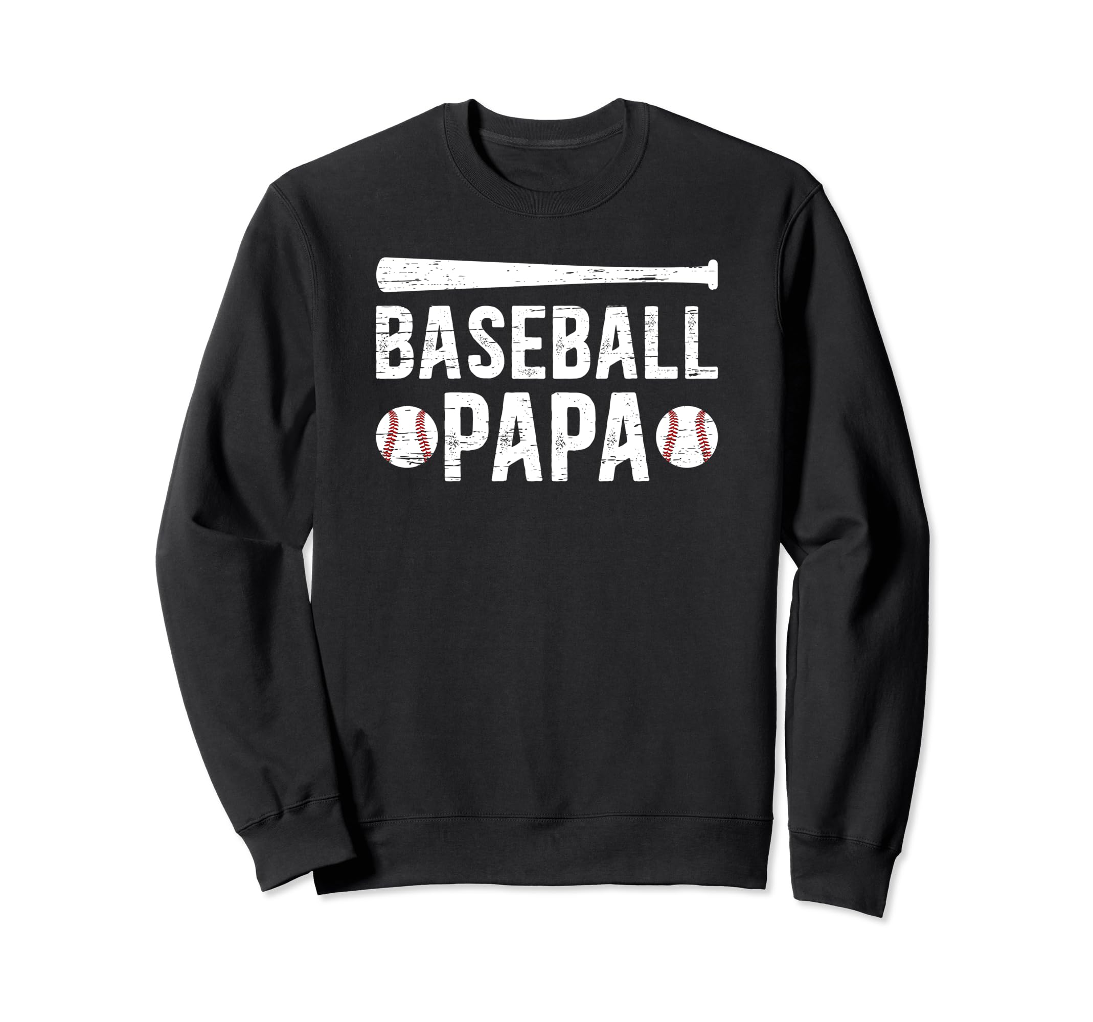 Baseball Papa Proud Grandpa Papa Sweatshirt - Graphic Print Unisex - T-Shirt, Sweatshirt, Hoodie