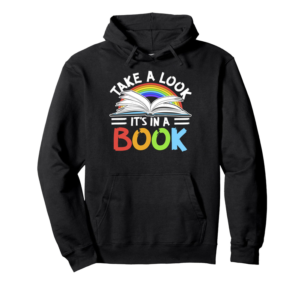 Love Reading Love Rainbows Gift Hoodie - Casual Everyday Wear Unisex - T-Shirt, Sweatshirt, Hoodie