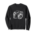 Camera Analogue Camera Sketch Sweatshirt - Minimalist Print for Adults - T-Shirt, Sweatshirt, Hoodie